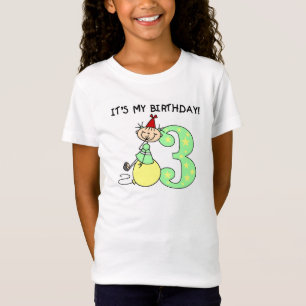 Stick Girl 3e Anniversaire Tshirts et cadeaux