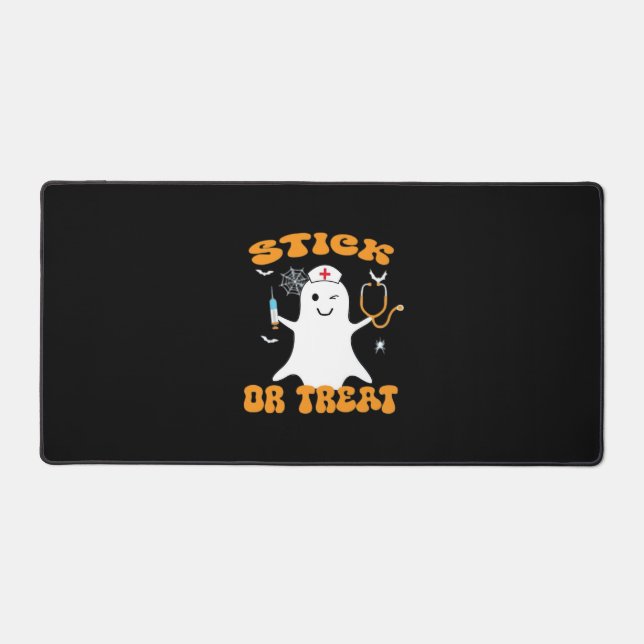 Stick ou Treat Nurse Funny Halloween Costume Essen (Recto)