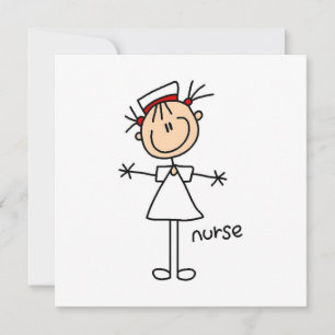 Stick simple Figure Nurse Tshirts et cadeaux