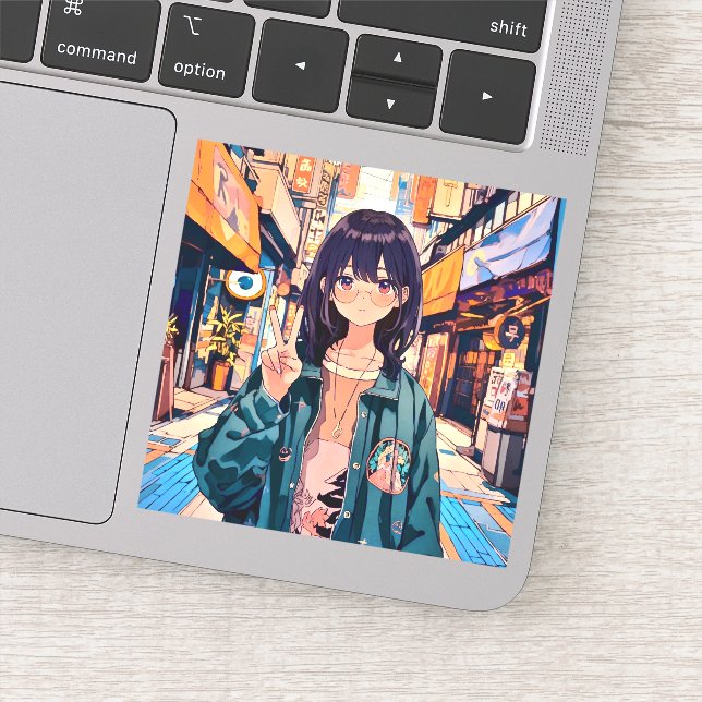 Sticker 寿司娘アイコンシール seal｜GenerativeAI (Détail)