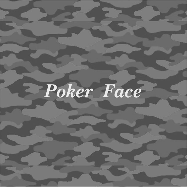 STICKER 文字　カスタム　迷彩（ダーク）   シール (Devant)