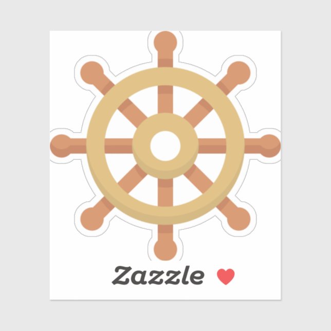 Sticker 041-gouvernail (Feuille)