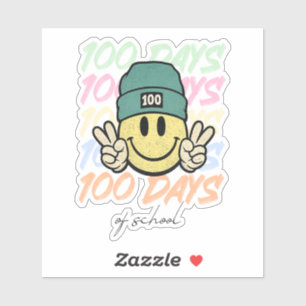 Sticker 100 jours de classe, cent jours de classe