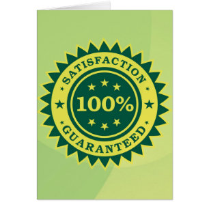 Sticker 100% Satisfaction Garantie