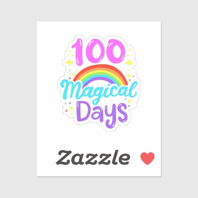 Sticker 100e jour d'école 100 jours 35 (Feuille)