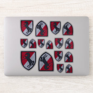 Sticker 11e régiment de cavalerie blindé Fort Meade Contou