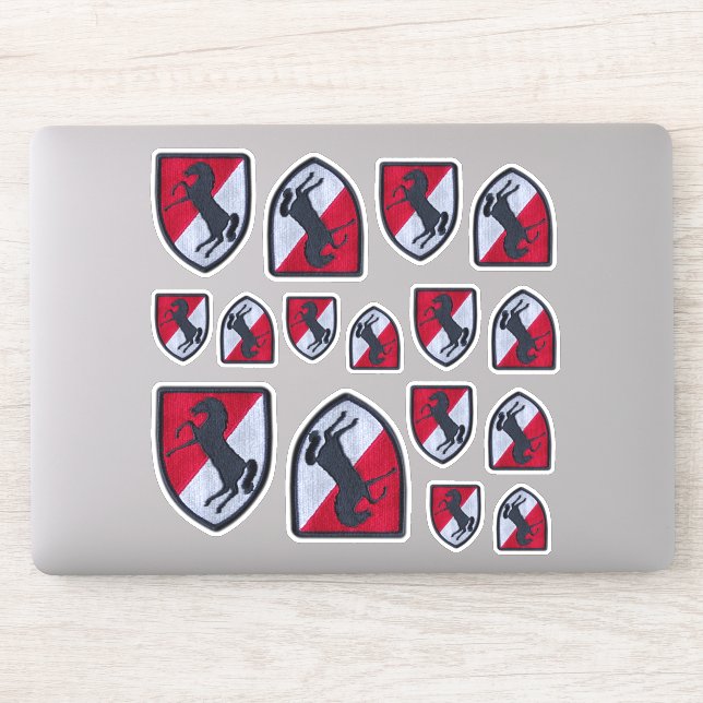 Sticker 11e régiment de cavalerie blindée Bordure du fort  (Ordinateur)