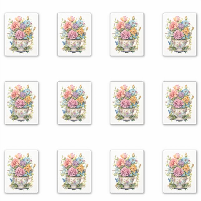 Sticker 12 Coupe des fleurs (Devant)