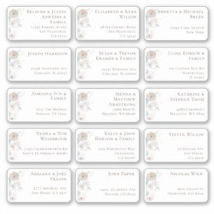 Sticker 15 Mariage individuel Nom du client Adresse Sticke