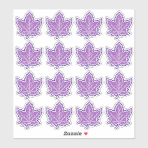 Sticker 16 Anniversaire canadien de la feuille d'érable 15