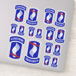Sticker 173e Brigade aéroportée ABN Soldats Sky Contour St