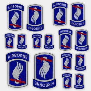 Sticker 173e brigade aéroportée de l'ABN Contour des solda