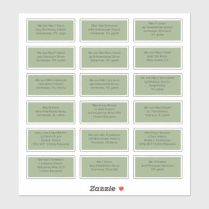 Sticker 18 Nom du bénéficiaire individuel Adresse Sage Gre