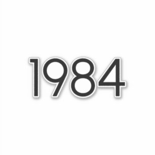 STICKER 1984