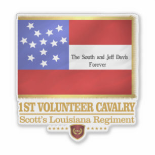 Sticker 1ère cavalerie de Louisiane