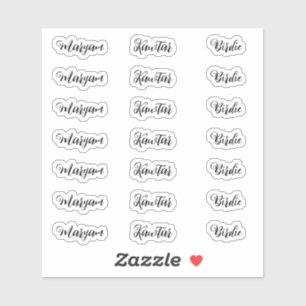 Sticker (21 étiquettes) Créez votre propre scénario avec n