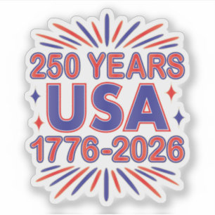 Sticker 250 ans USA   Semiquinentenaire 1776-2026