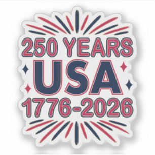 Sticker 250 ans USA   Semiquinentenaire 1776-2026