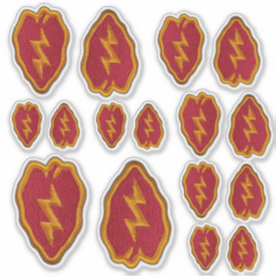 Sticker 25e FNI Division d'infanterie Big Red 1 Contour