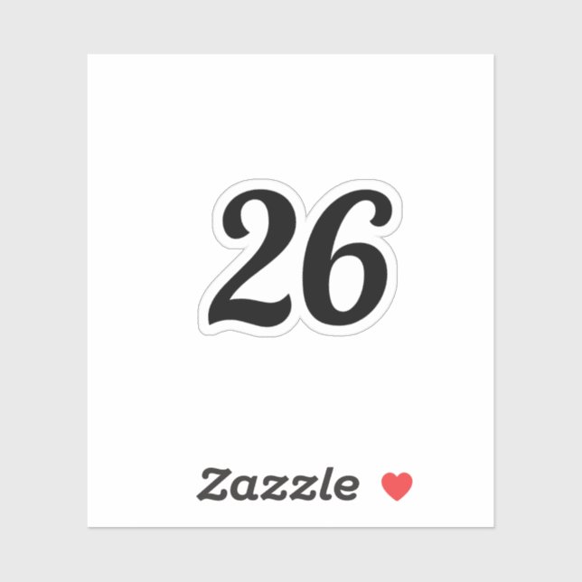 STICKER 26 (Feuille)