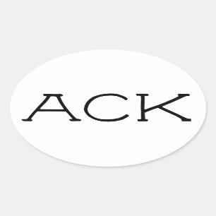Sticker 2 de nappe "ACK"