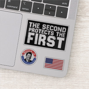 Sticker 2A La deuxième protège la première arme à feu de l