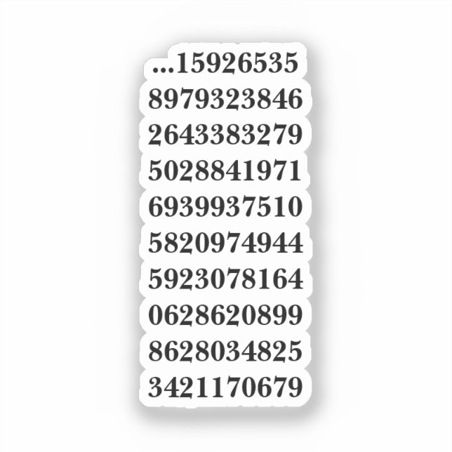 STICKER 3.14 (Recto)