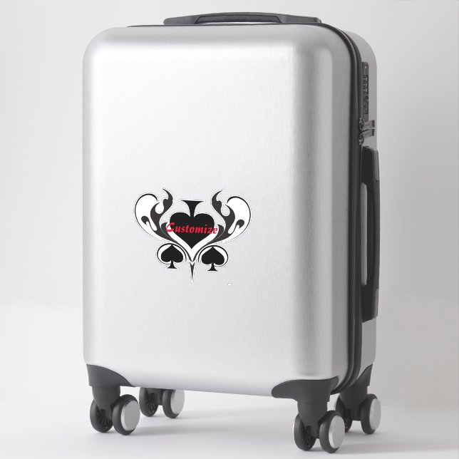Sticker 3 Black Spins Tribal Thunder_Cove (Sur valise)