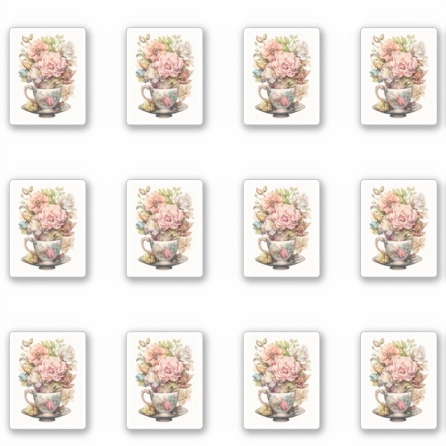 Sticker 3 Coupe des fleurs (Devant)