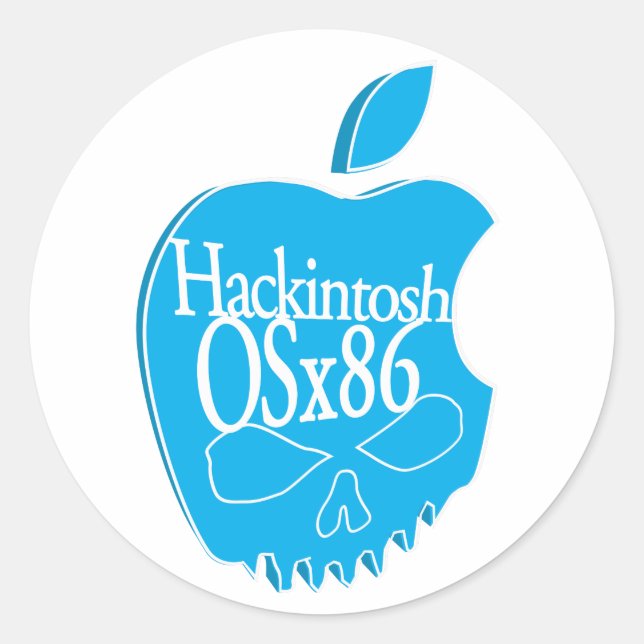 Sticker 3D Logo Hackintosh OSx86 (Devant)