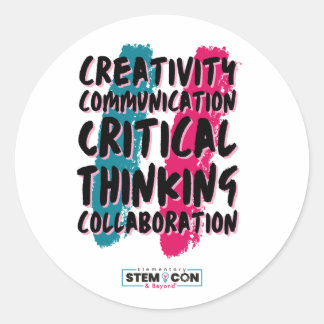 Sticker 4 C de STEM Round