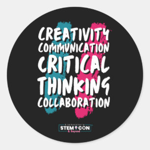 Sticker 4 C de STEM Round