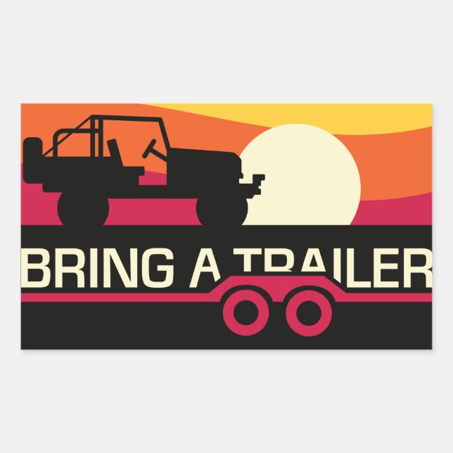 Sticker 4x4 BaT Sunset (Devant)