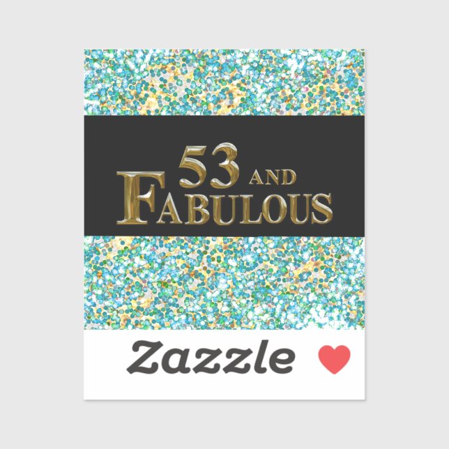 Sticker 53e anniversaire  (Feuille)