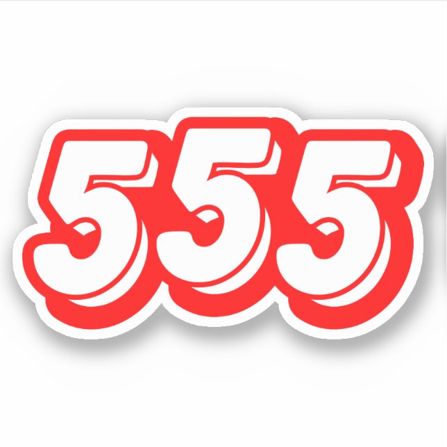 STICKER 555 (Devant)