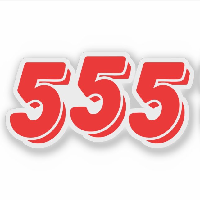 STICKER 555 (Devant)