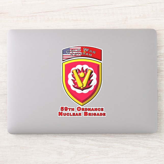 Sticker 59e brigade d'ordonnance « Dissuasion nucléaire de (Ordinateur)