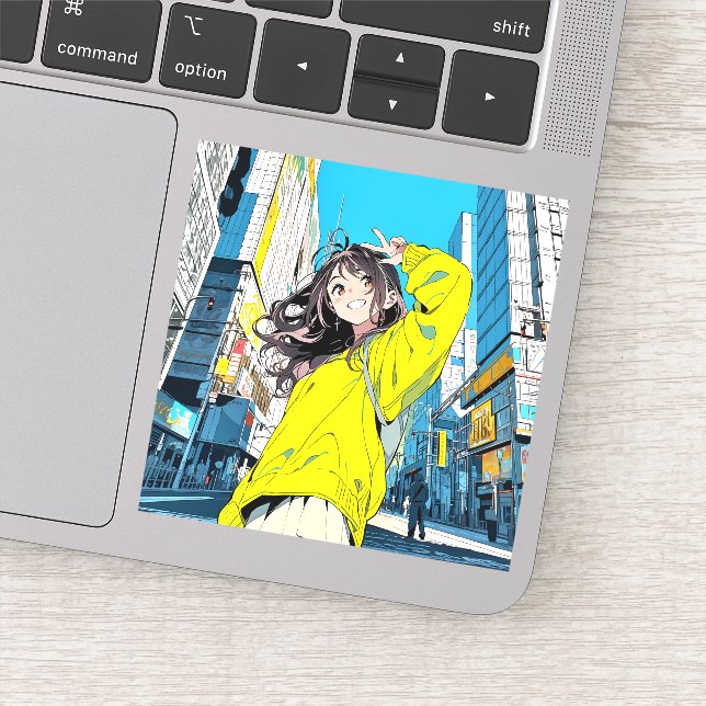 Sticker 【6万人記念】寿司娘JKシール｜Seal GenerativeAI (Détail)