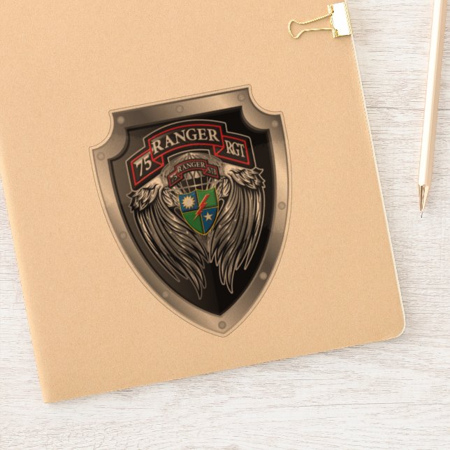 Sticker 75e Ranger Regiment STB "Les Rangers dirigent le c (Carnet)