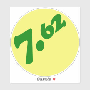 STICKER 7,62 MM 
