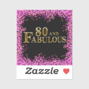 Sticker 80e anniversaire