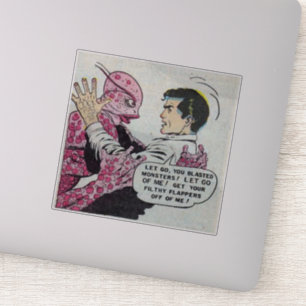 Sticker 90s Bande dessinée d'horreur de l'âge d'or   bande