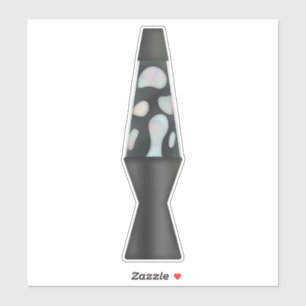 Sticker 90s Throwback - Lampe à bulle holographique