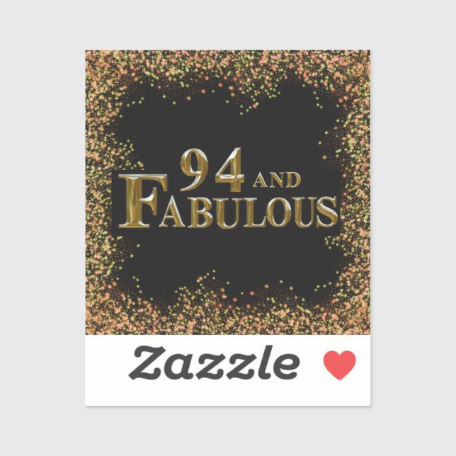 Sticker 94e anniversaire  (Feuille)