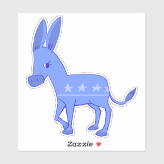 Sticker à âne du Parti Démocrate
