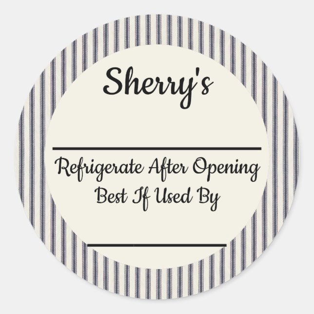 Sticker à baguette de prélèvement produit personna (Devant)