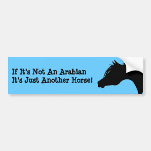 Sticker à bosse de cheval arabe