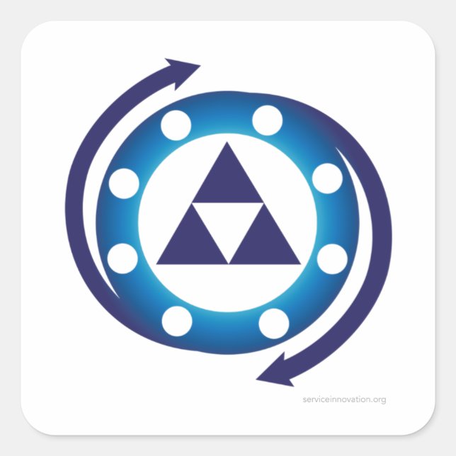 Sticker à boucle double KCS (Devant)