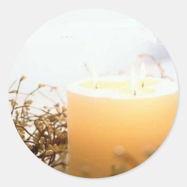 Sticker à bougies (Devant)