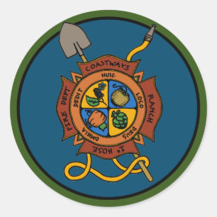 Sticker à canne à canne 1" pour tuyau d'incendie C